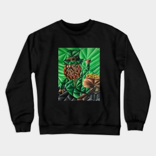 Leprechaun in Shapes Crewneck Sweatshirt